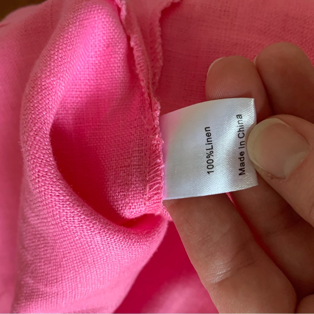 NWT Tuckernuck x Atlantic Pacific Hartman Dress Peony Pink Tangerine Small - Picture 13 of 14